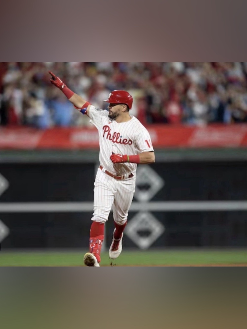 Nike Authentic Philadelphia Phillies Kyle Schwarber #12 MLB Jersey Men’s Size: L - Picture 3 of 9